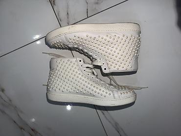 кеды gucci: Кроссовки, 36.5, Gucci, Б/у, цвет - Белый, Самовывоз, Бесплатная доставка — 1