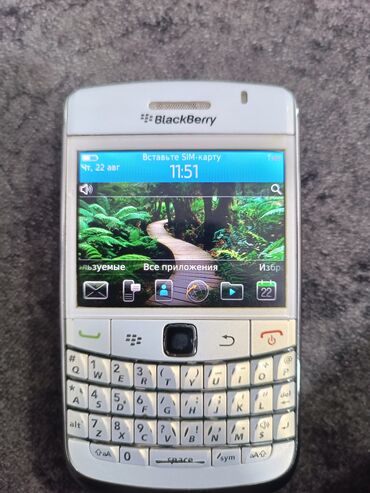 telefon satışı ikinci el: Blackberry Bold 9780, цвет - Белый, Кнопочный