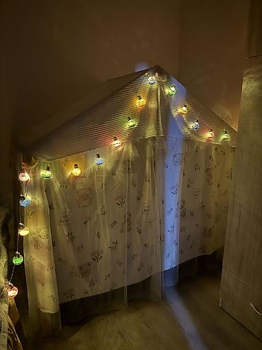 Детские односпальные кровати: В комплекте матрас,подушки,игрушки,гирлянда Детская кровать-домик из at lalafo.kg — 8 Детские односпальные кровати: В комплекте матрас,подушки,игрушки,гирлянда Детская кровать-домик из — 8