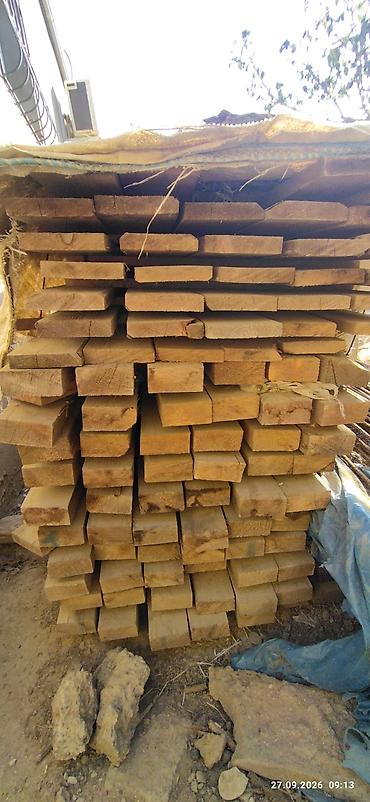 Tikinti materialları – taxta şalban və armatur dəmiri - taxtalar 5*10