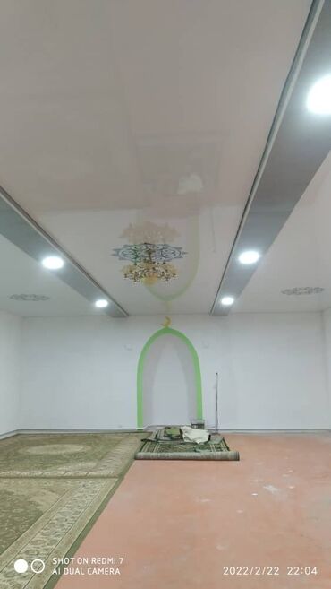 Натяжной потолок: Натяжной потолок Глянцевое, Матовое, 3D потолки Бесплатный замер, Гарантия, Бесплатная консультация — 2