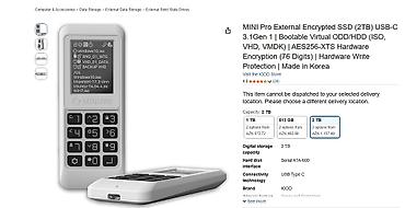 mini itx: 💾 **IODD MINI Pro 2TB – Peşəkar Xarici Şifrələnmiş SSD | Yeni və — 4