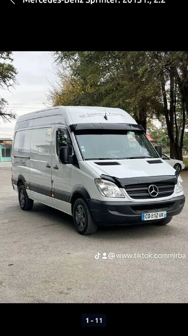 спринтер грузовой средний база: Жеңил жүк ташуучу унаа, Mercedes-Benz, Стандарт, 3 т, Жаңы