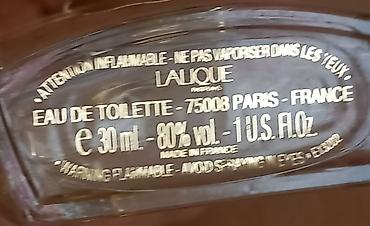 batch code parfem: Lalique pour homme edt, 30ml Nedostaje par ml
Kod 8J15
ORIGINAL — 2