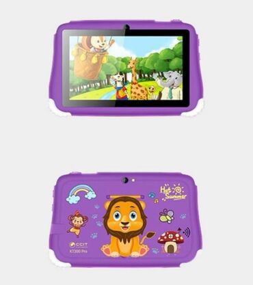 Наушники: Детский планшет KT-300 Pro Android, 4/128 ГБ, IPS экран Детский