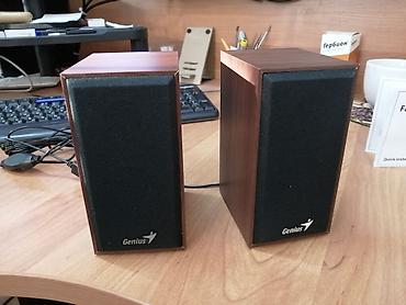 Звуковая система Genius SP-HF180 / 2.0 Wood — компактные настольные