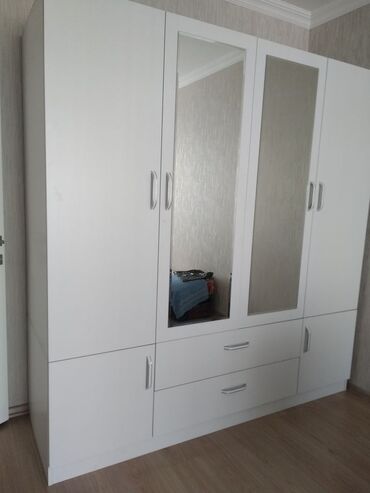Dolablar: Yeni, Açılan, 4 qapılı Düz dolab, Qarderob, paltar dolabı, Azərbaycan — 6