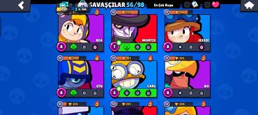 İT, komputerlər, əlaqə: Brawl Stars hesabı – detallı oyun profili Ümumi: - Profil adı — 6