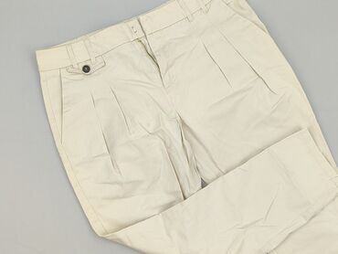 woskowane spodnie hm: Zara, Material trousers for women, size M (EU 38)