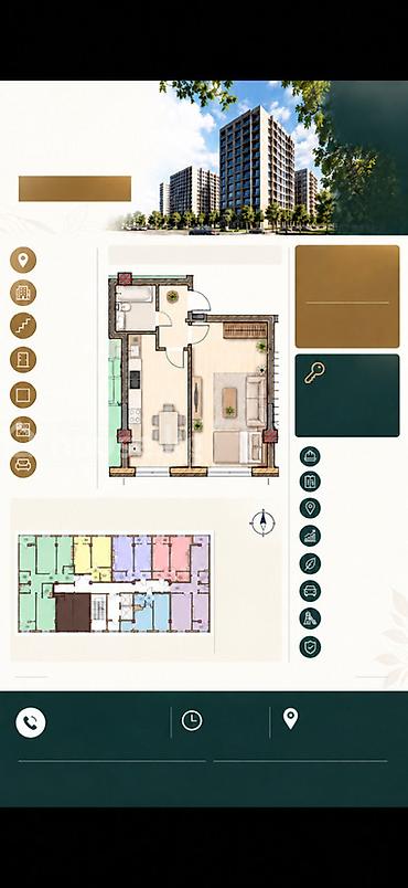 1 комната, 39 м², Асанбай мкр Элитка, 10 этаж, ПСО (под самоотделку)