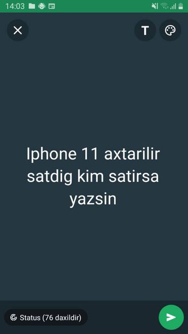 Apple iPhone: IPhone 11, 128 GB, Ağ, Zəmanət, Face ID