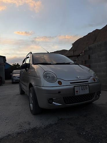 май жубаз: Daewoo Matiz: 2007 г., 0.8 л, Кол менен иштөөчү, Бензин, Хетчбек — 5