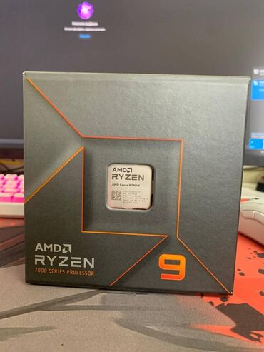 prosessor: Prosessor AMD Ryzen 9 7900X, > 4 GHz, 8 nüvə, Yeni