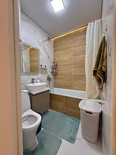 жк молодежный квартал: 1 комната, 52 м², Ала-Арча ТРЦ Элитка, 1 этаж, Евроремонт — 6