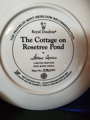 Ostali kućni dekor: Deko tanjir iz 90ih.god.A.Orpinas engleska br.MB 2961. Dekorativni — 3