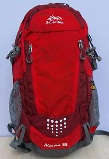 Sportske torbe i rančevi: Planinarski ranac Senterlan Adventure 35L – crveni - Zapremina: 35 — 17