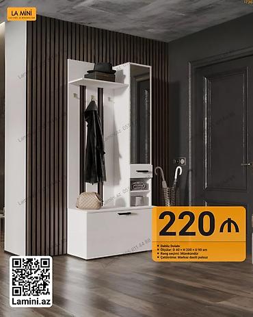 Mebel: Dəhliz dolabı – La Mini dizaynı - Model: Dəhliz Dolabı - Ölçülər: D — 1