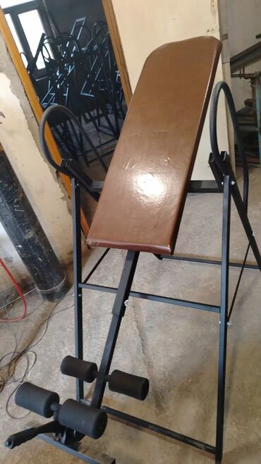 Digər trenajorlar: Tərs asılma trenajoru (Inversion Table) - Bel və boyun gərginliyini — 5