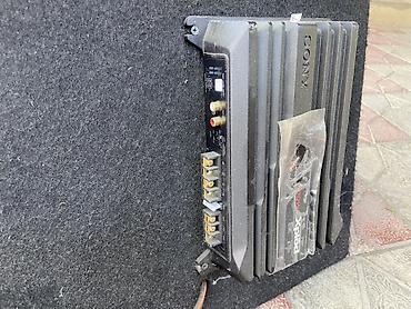 aparatura kalonka: Sony Xplod avtomobil subwooferu və gücləndirici seti - Markası: Sony — 3