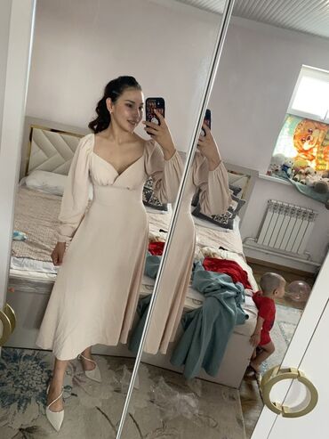 свадебные платья для беременных: Женские платья — подборка из 4 моделей 1) Пудровое миди - Длина