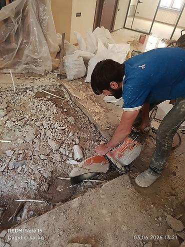 Beton işləri: Beton kəsmə xidməti - Divar, döşəmə və tavanlarda dəqiq və səliqəli — 13