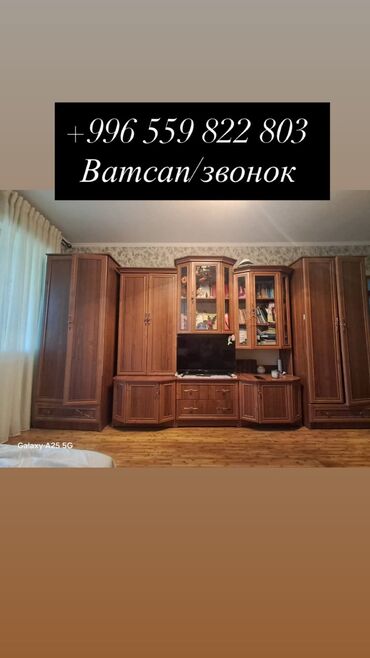 шкаф советские: Шкаф для одежды, Б/у, Прямой, Дерево