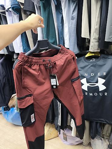 джинсы черные: Мужские брюки, Все размеры, Adidas, Новый, цвет - Красный, Самовывоз, Бесплатная доставка, Платная доставка — 3