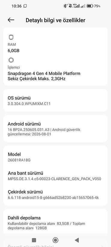 redmi note 12 s: Redmi 128 GB, rəng - Qara, Kredit — 3