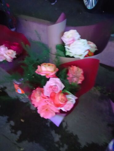 Розы: Букеты из домашних роз розы голландскиеанглийские. кино много