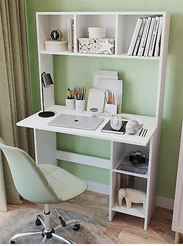 Комплекты офисной мебели: Комплект офисной мебели, Полка, ДСП, Платная доставка, цвет - Желтый — 1