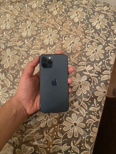 mi 12 t qiymeti: IPhone 12 Pro, 128 GB, Pacific Blue, Barmaq izi, Face ID