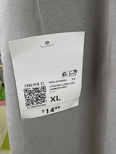 виеда очки: Новые- Леггинсы FOREVER 21, модель WGA APPAREL - Цвет: Harbor Grey — 1