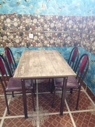 Masa və oturacaq dəstləri: 110 manatdan başlayir. Stol stul desti anbardan satiş var modellər — 24