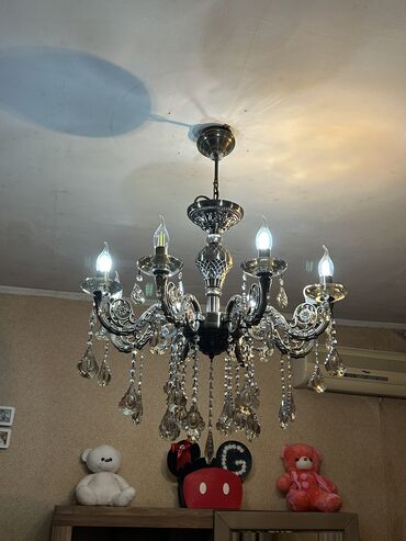 lüsdur: Çılçıraq, 8 lampa, Xrustal