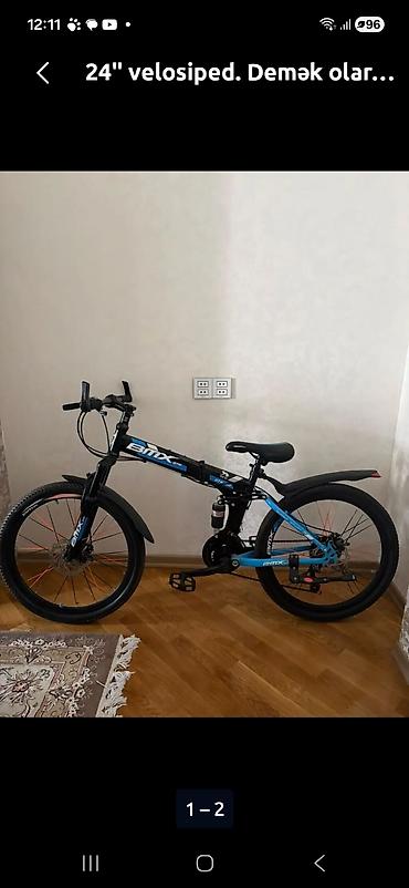 24 velosipedler: 24" BMX GTM velosiped - Ölçü: 24" təkərlər - Çərçivə: qatlanan — 3