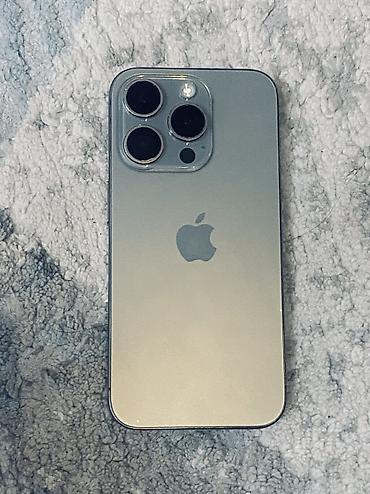 Apple iPhone: IPhone 15 Pro, Б/у, 512 ГБ, Natural Titanium, 80 % — 2