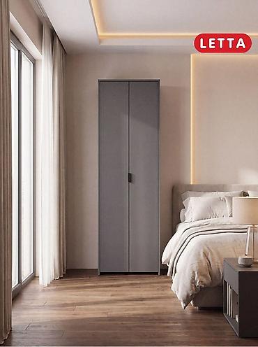 Шкафы: Шкаф LETTA — узкий двухдверный шкаф-купе с распашными дверцами в — 2