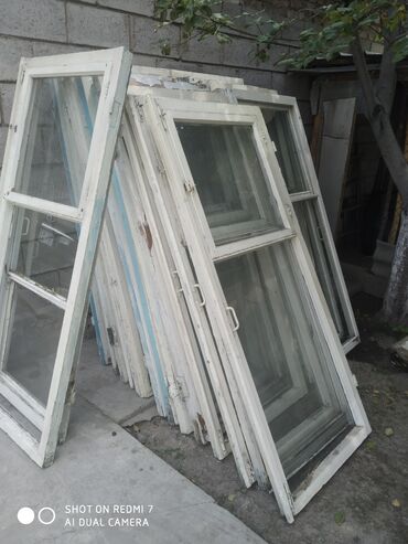 Окна: Деревянное окно, цвет - Белый, Б/у, 170 * Самовывоз