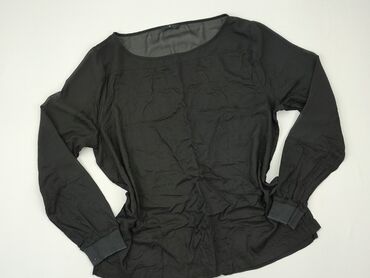 bluzki czarne z długim rękawem: Blouse, M (EU 38), condition - Good