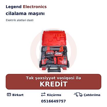 alet: Elan başlığı: Elektrik alət dəsti: cilalama maşını, drel-şurup — 1