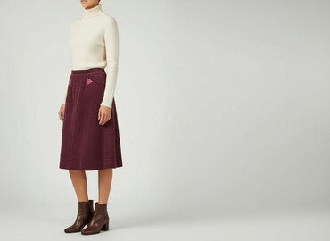 spódnice ze sztruksu: Eastex, Women`s skirt, size M