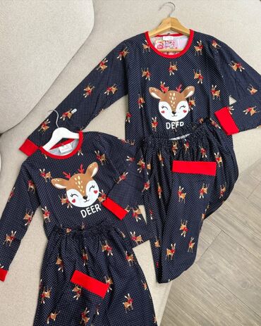 Пижамы: 🎄 Парные пижамы для всей семьи — папа, мама, дочка и сын Идеально — 7