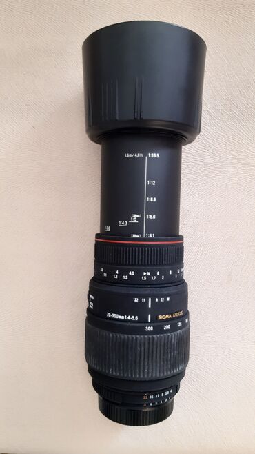 linza: Linza Sigma FX 70-300mm APO DG Nikon üçün. Yenidir. Alınandan istifadə