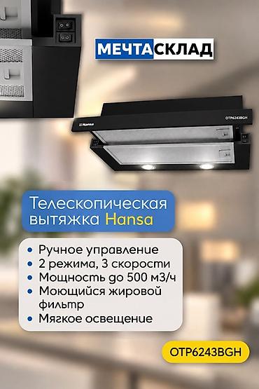 wok: Встраиваемый комплект техники Hansa Состав набора: 1) Телескопическая — 2