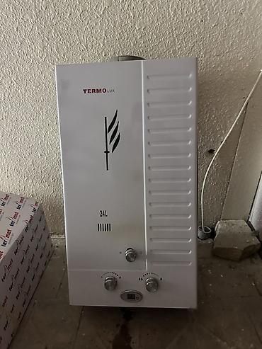 su termosu: TERMO LUX qazla işləyən axın tipli su qızdırıcısı – 24L — 1