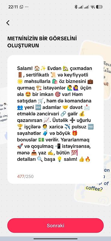 satıcı iş: Homm Life Azerbaijan – şəbəkə marketinqi üzrə imkan - Evdən çıxmadan — 1