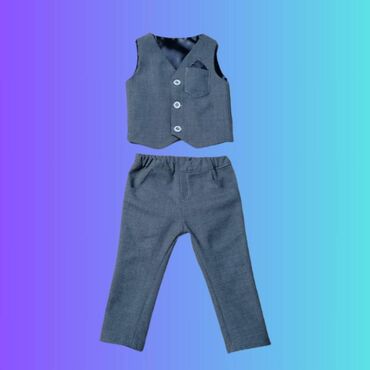 Dečija odeća: Komplet: Pantalone, Prsluk, 74-80