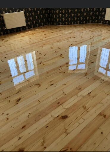 Döşəmə işləri: Parket döşəmələrin yonulması və laklanması xidməti - Peşəkar parket — 8