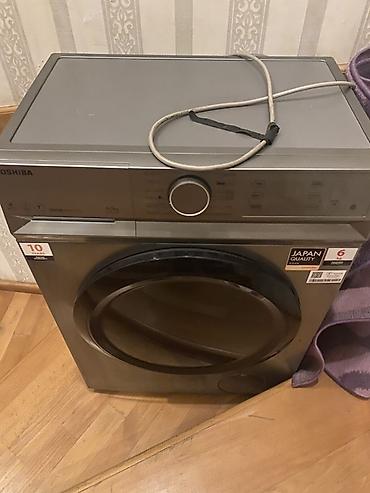 Техника и электроника: Стиральная машина Toshiba, 6 кг, Б/у, Автомат, Без сушки — 1