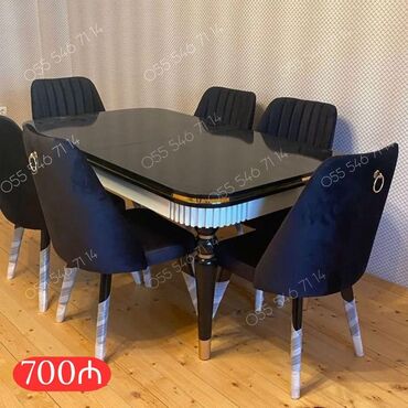 Divanlar: Qonaq otağı üçün, Yeni, 6 stul